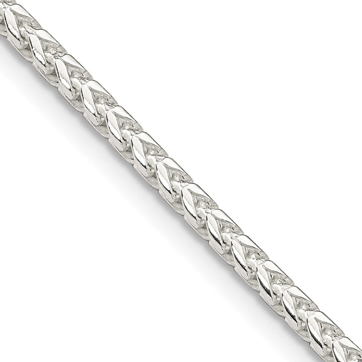 Sterling Silver 2.55mm D.C. Square Franco Chain
