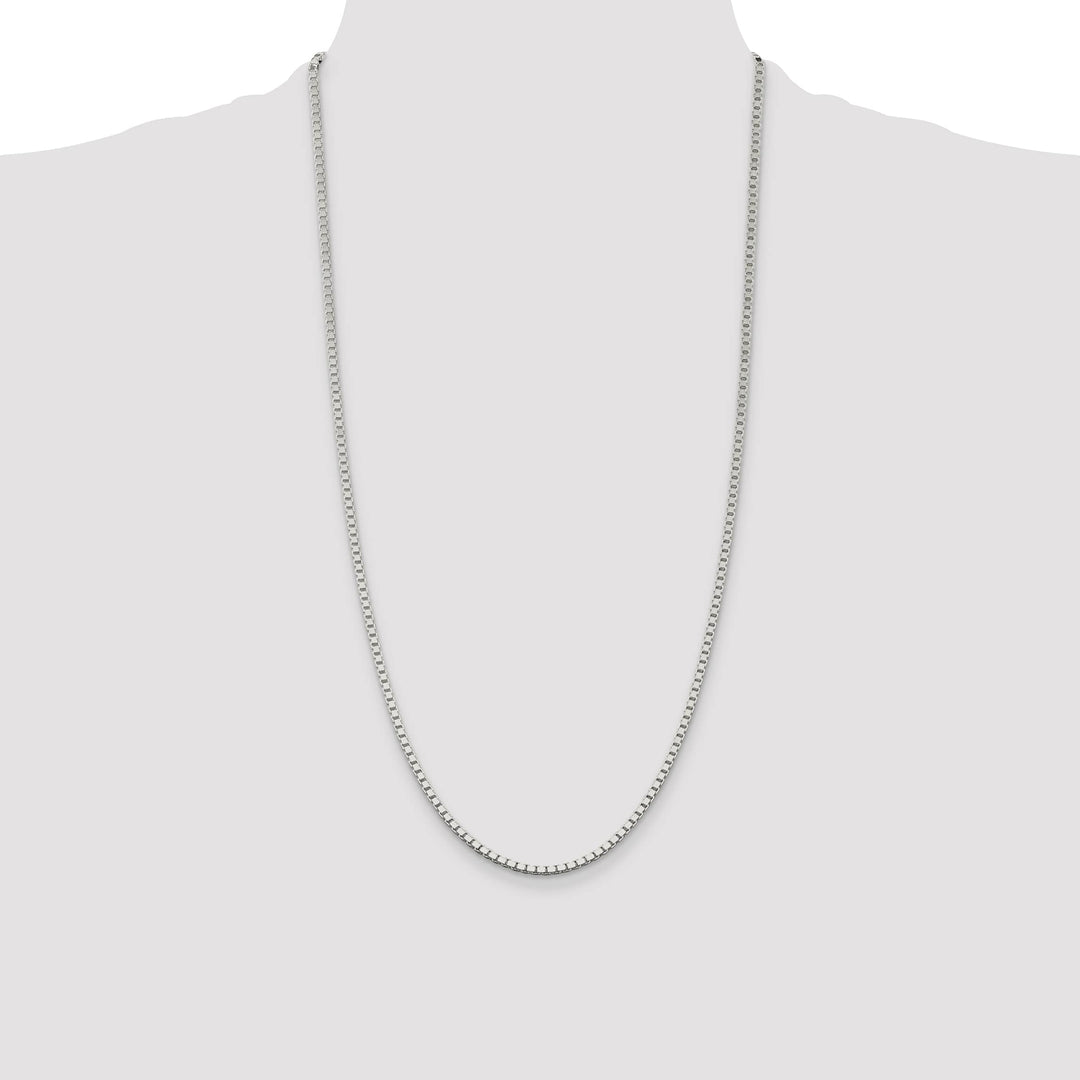 Sterling Silver 2.5mm Box Chain