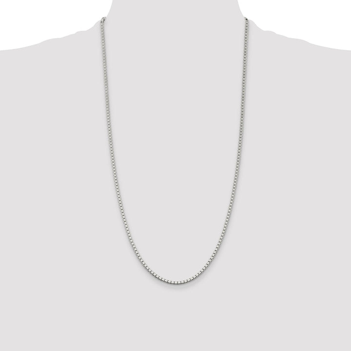 Sterling Silver 2.5mm Box Chain