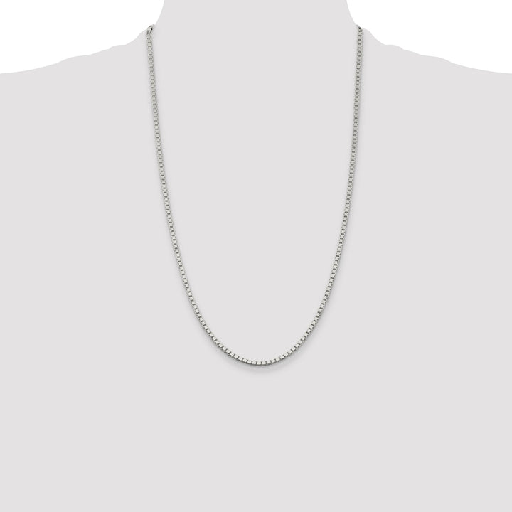 Sterling Silver 2.5mm Box Chain