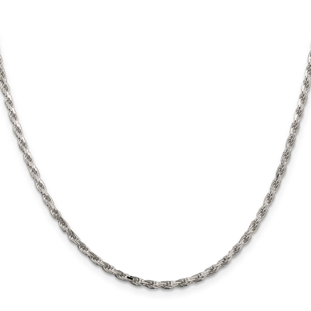 Sterling Silver 2.5mm D.C. Rope Chain