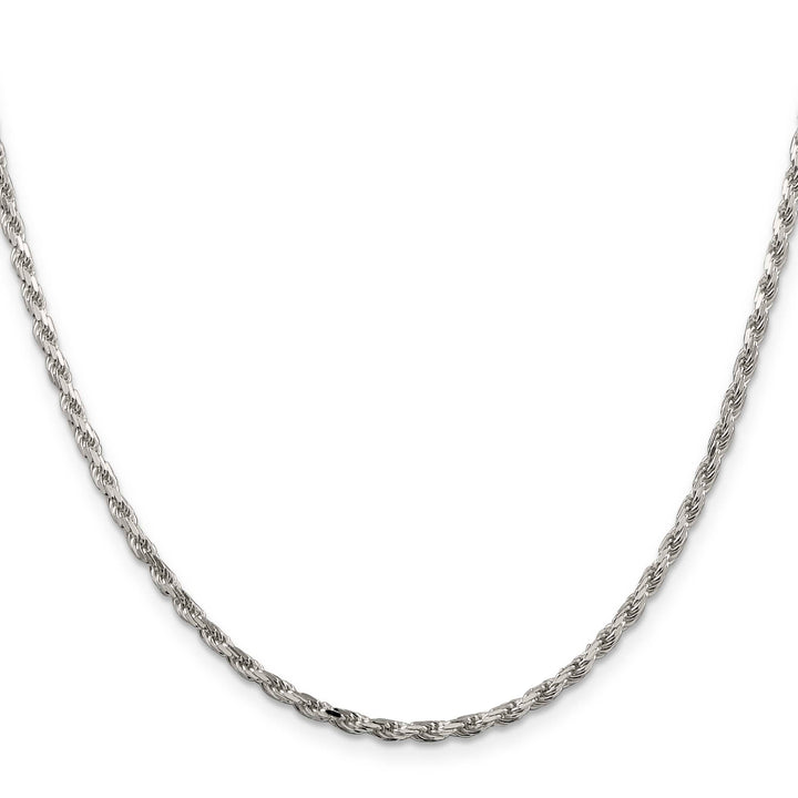 Sterling Silver 2.5mm D.C. Rope Chain