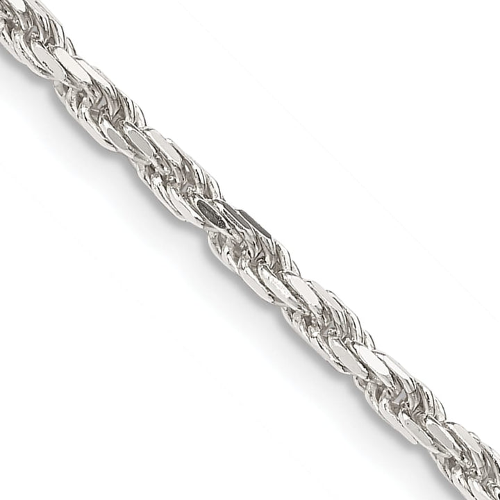 Sterling Silver 2.5mm D.C. Rope Chain