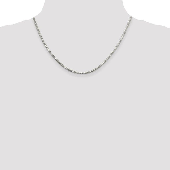 Sterling Silver 2.5mm D.C. Snake Chain