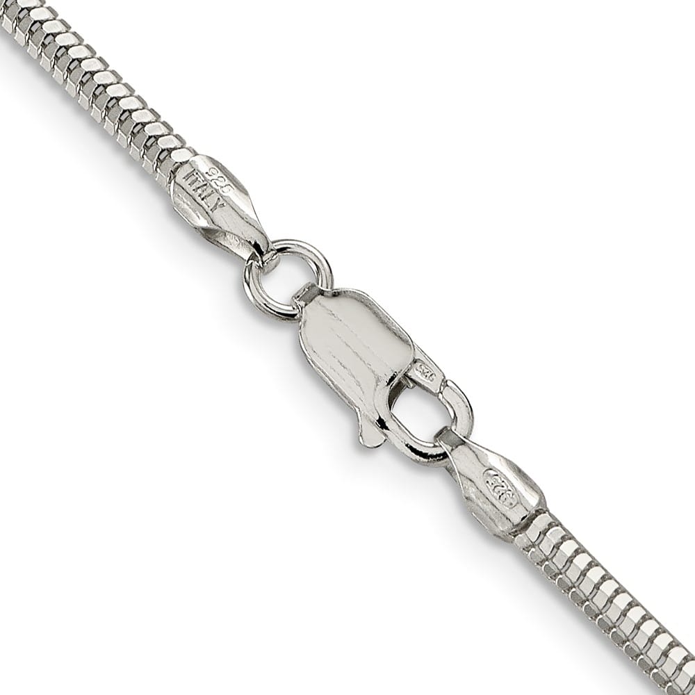 Sterling Silver 2.5mm D.C. Snake Chain