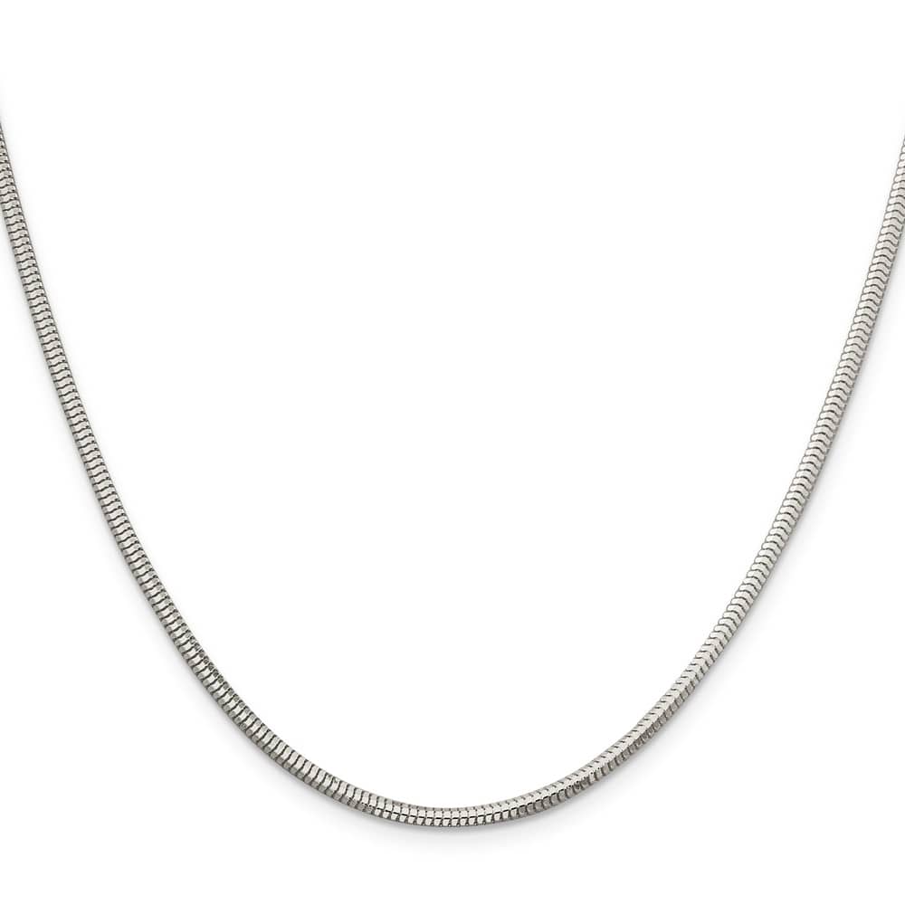 Sterling Silver 2.5mm D.C. Snake Chain