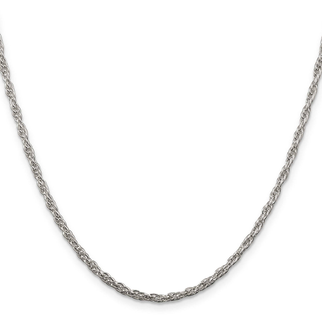 Sterling Silver 2.5mm Loose Rope Chain 30 Inch
