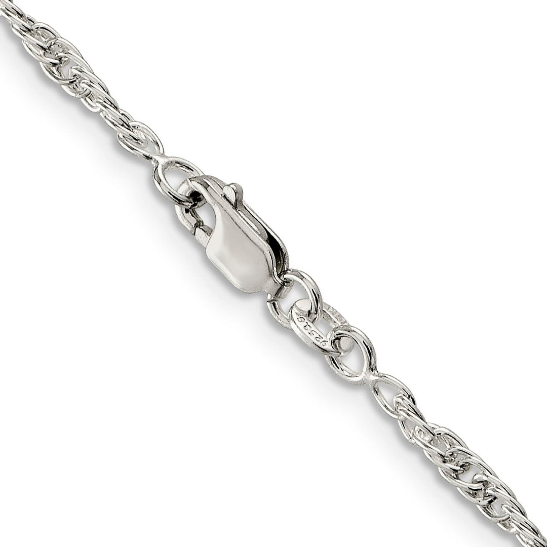 Sterling Silver 2.5mm Loose Rope Chain 30 Inch
