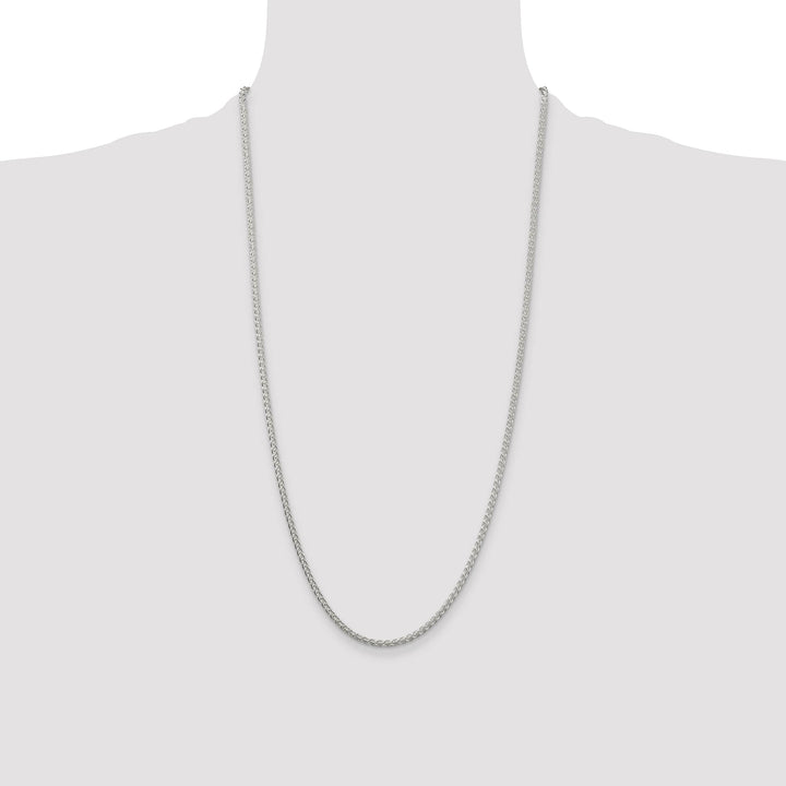 Sterling Silver 2.5mm Round Spiga Chain