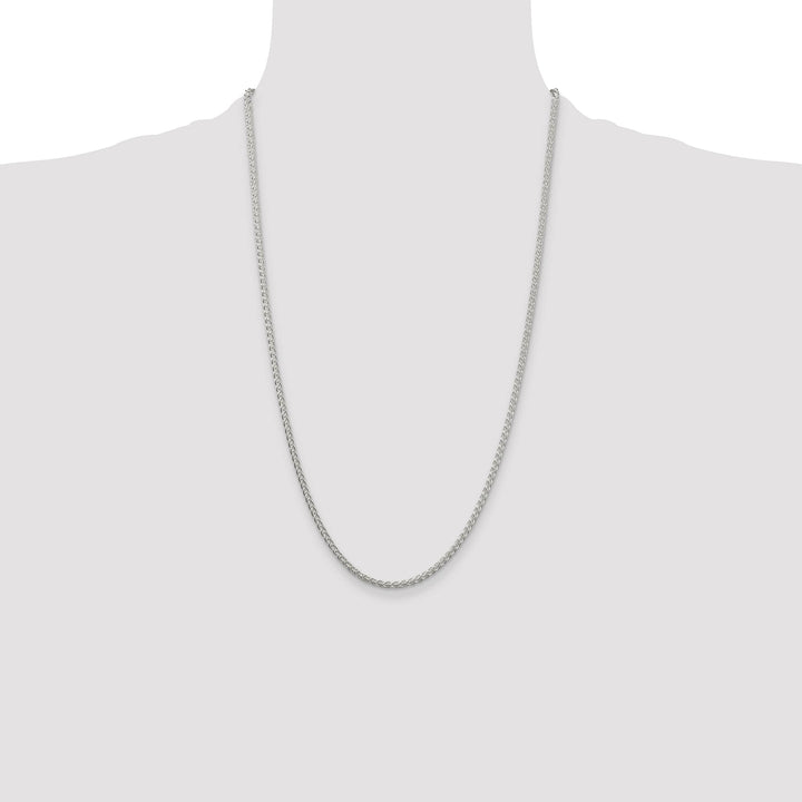 Sterling Silver 2.5mm Round Spiga Chain