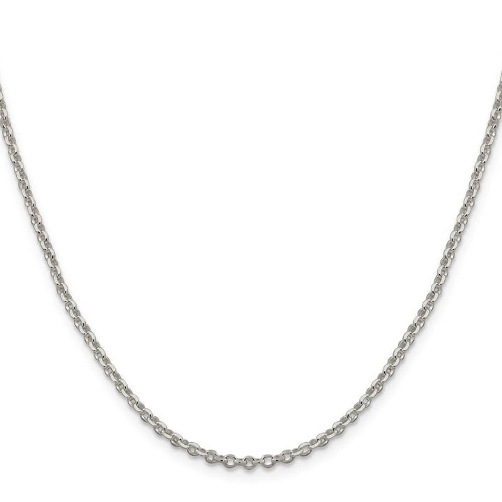 Sterling Silver 2.6mm D.C. Rolo Cable Chain