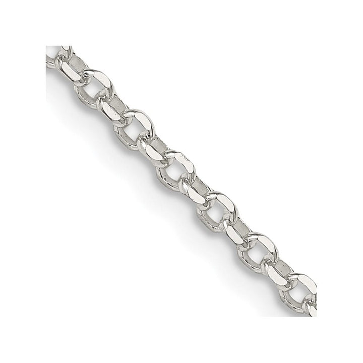 Sterling Silver 2.6mm D.C. Rolo Cable Chain