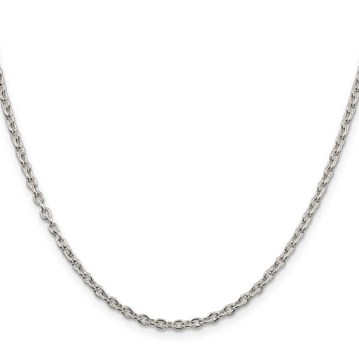 Sterling Silver 2.75mm Cable Chain 36 Inch