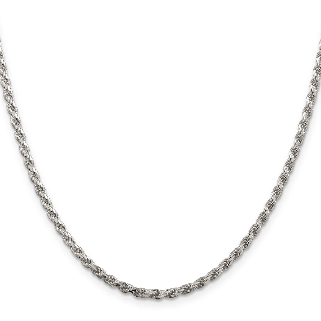Sterling Silver 2.75mm D.C. Rope Chain