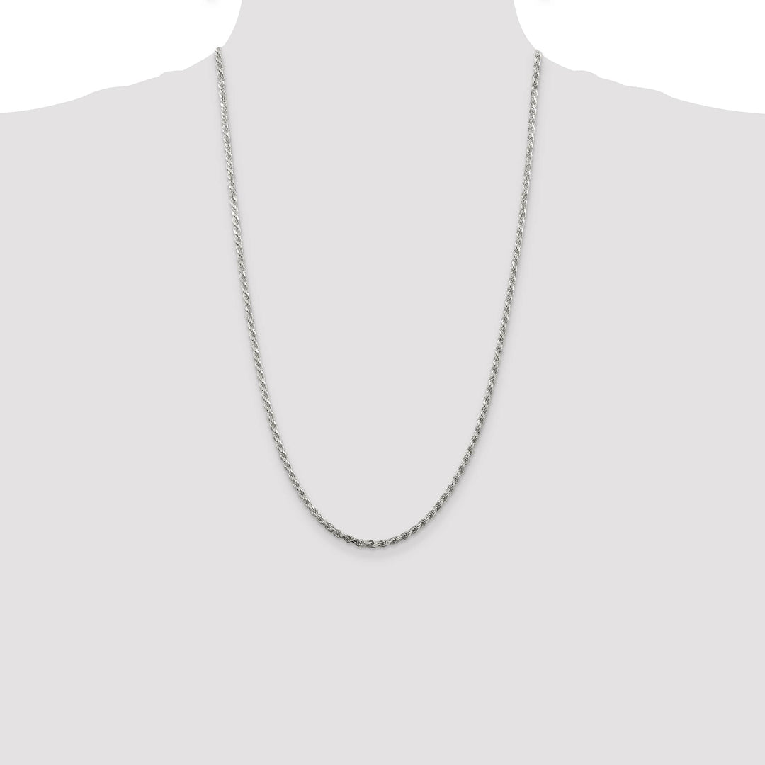 Sterling Silver 2.75mm D.C. Rope Chain
