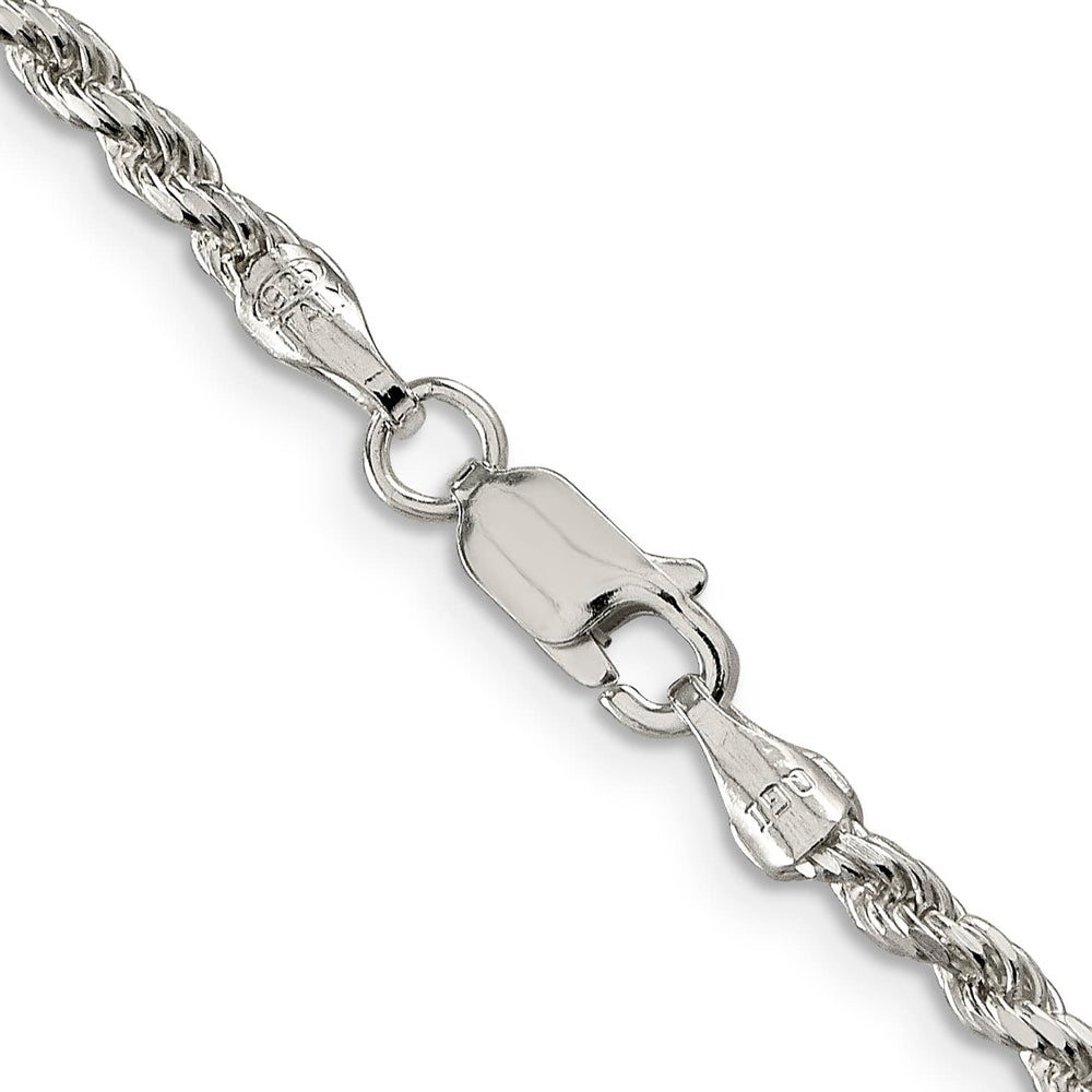 Sterling Silver 2.75mm D.C. Rope Chain