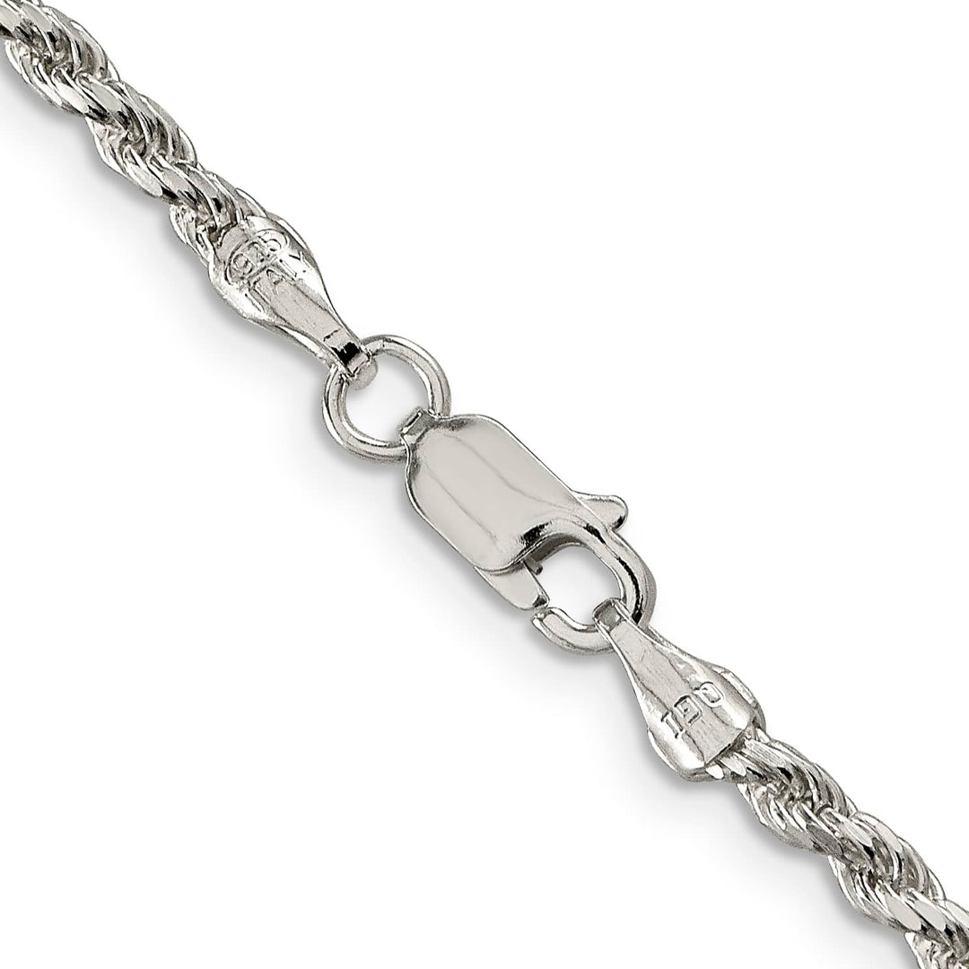 Sterling Silver 2.75mm D.C. Rope Chain