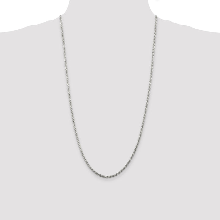 Sterling Silver 2.75mm D.C. Rope Chain