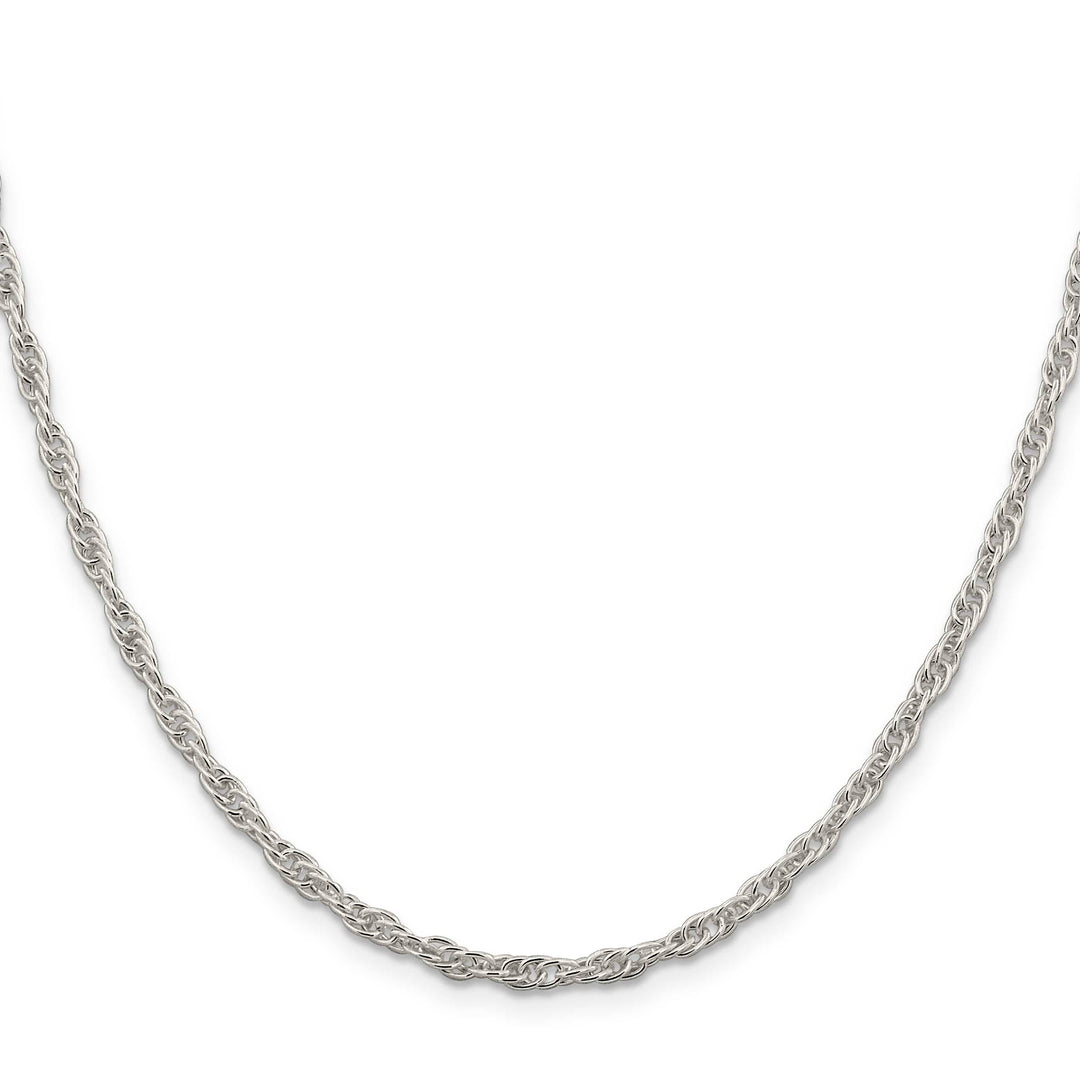 Sterling Silver 2.75mm Loose Rope Chain 30 Inch