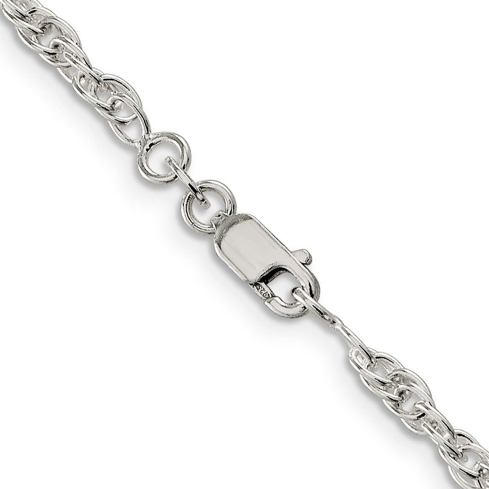 Sterling Silver 2.75mm Loose Rope Chain 30 Inch