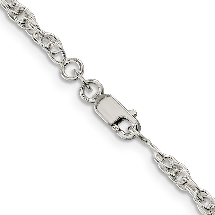 Sterling Silver 2.75mm Loose Rope Chain 30 Inch