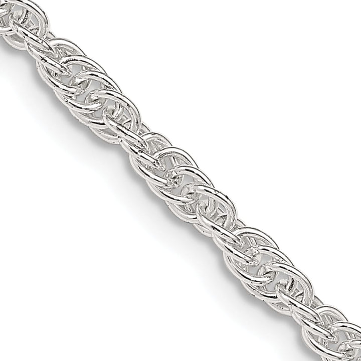 Sterling Silver 2.75mm Loose Rope Chain 30 Inch