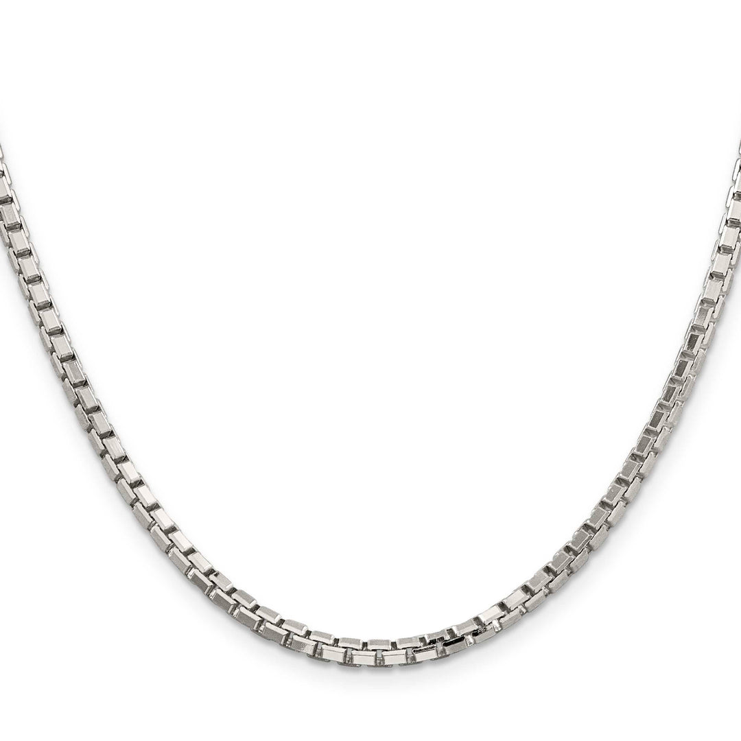 Sterling Silver 2.9mm 8 Sided Box Chain