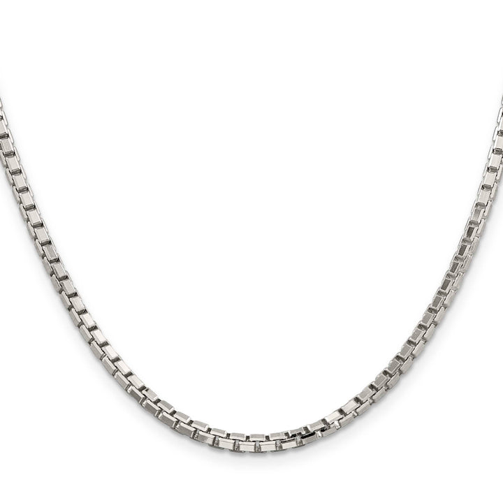 Sterling Silver 2.9mm 8 Sided Box Chain