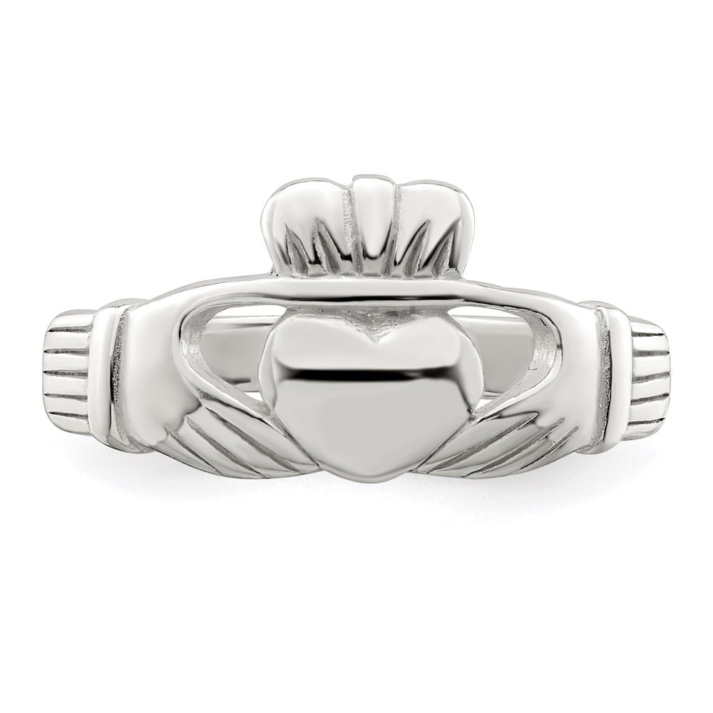 Sterling Silver 2 mm 2.70 g Claddagh Ring
