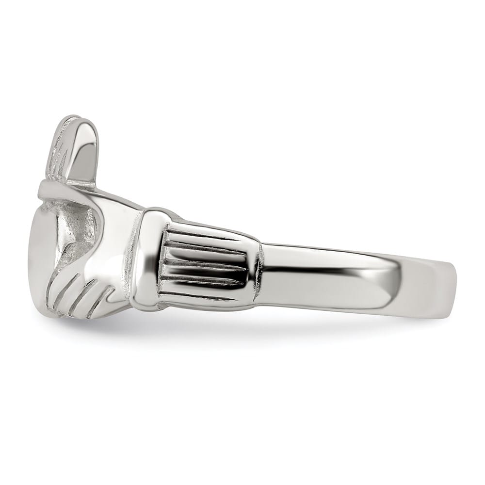 Sterling Silver 2 mm 2.70 g Claddagh Ring