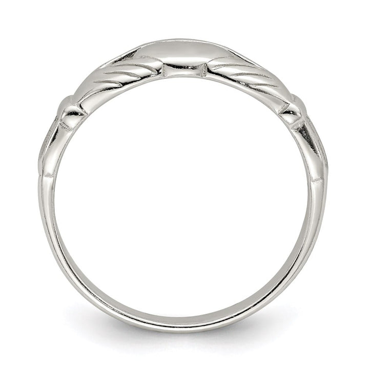 Sterling Silver 2 mm 2.70 g Claddagh Ring