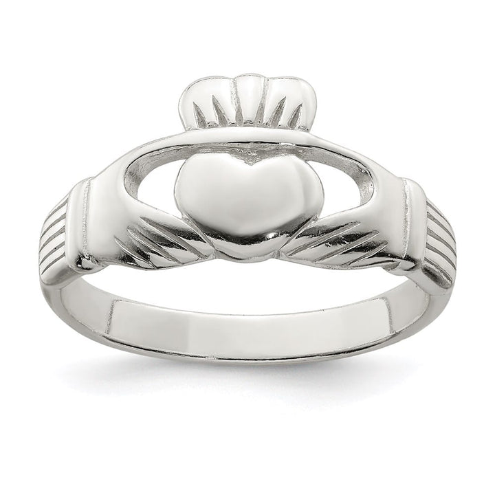Sterling Silver 2 mm 2.70 g Claddagh Ring