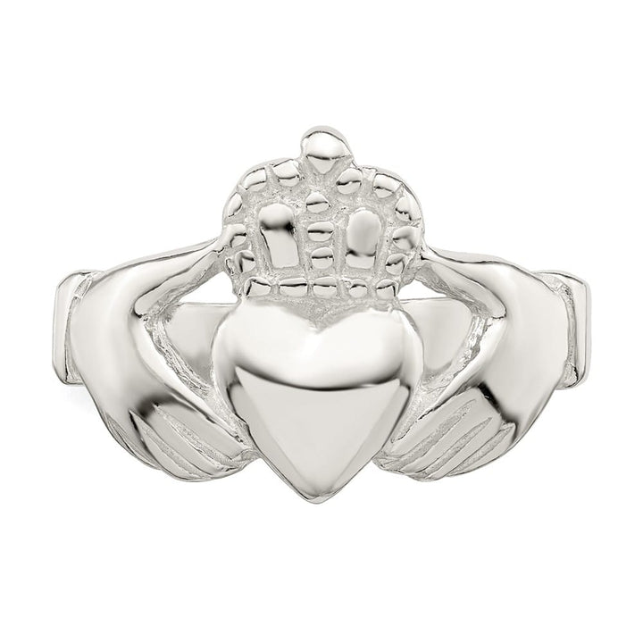 Sterling Silver 2 mm 3.38 g Claddagh Ring