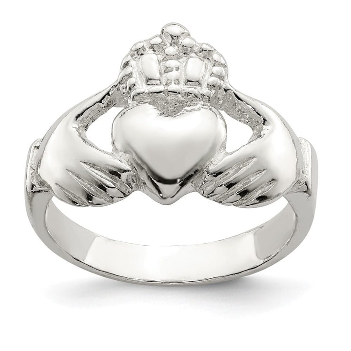Sterling Silver 2 mm 3.38 g Claddagh Ring