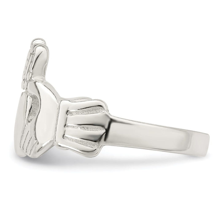 Sterling Silver 2 mm 3.50 g Claddagh Ring