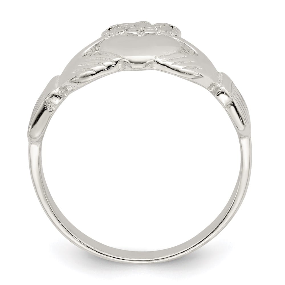 Sterling Silver 2 mm 3.50 g Claddagh Ring