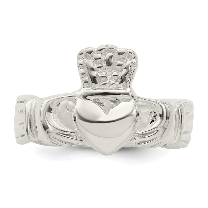 Sterling Silver 2 mm 5.31 g Claddagh Ring