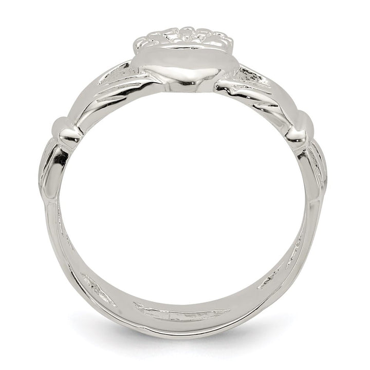 Sterling Silver 2 mm 5.31 g Claddagh Ring