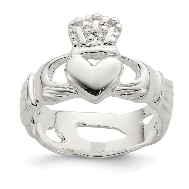 Sterling Silver 2 mm 5.31 g Claddagh Ring