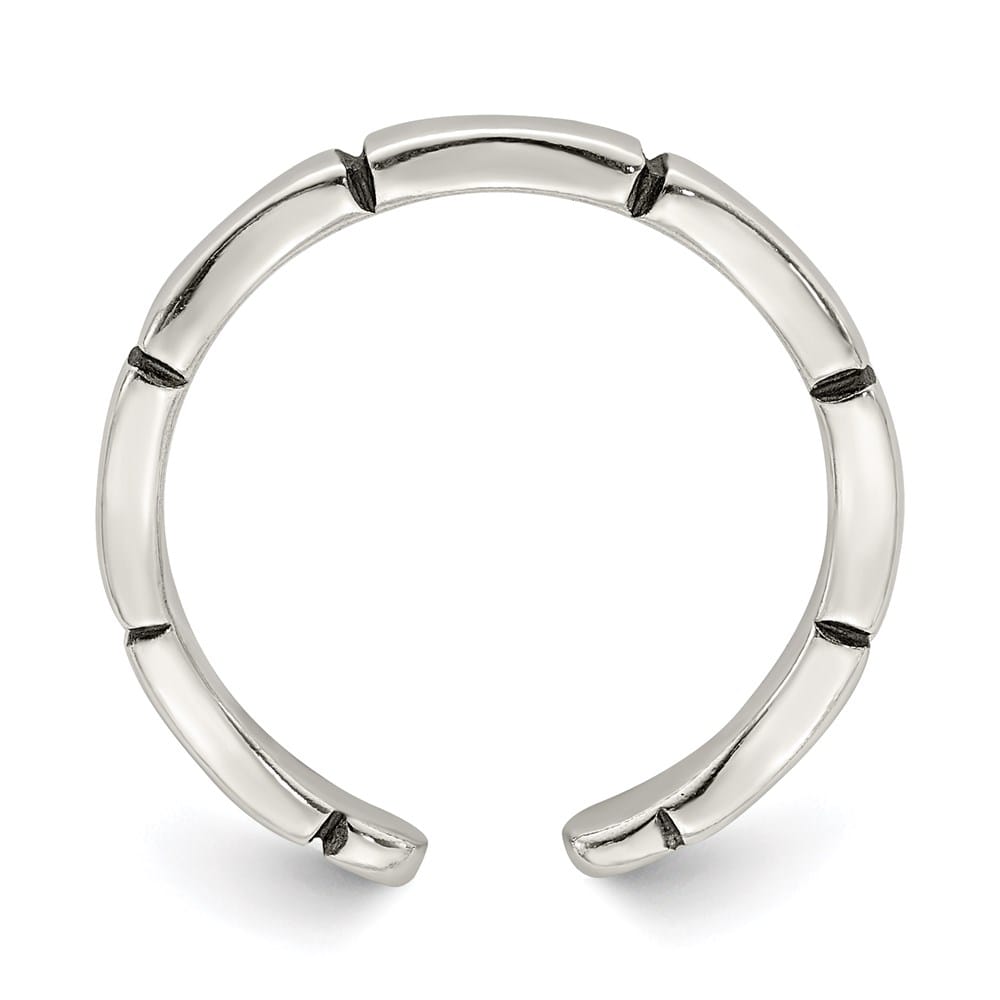 Sterling Silver 2 mm Solid Toe Ring