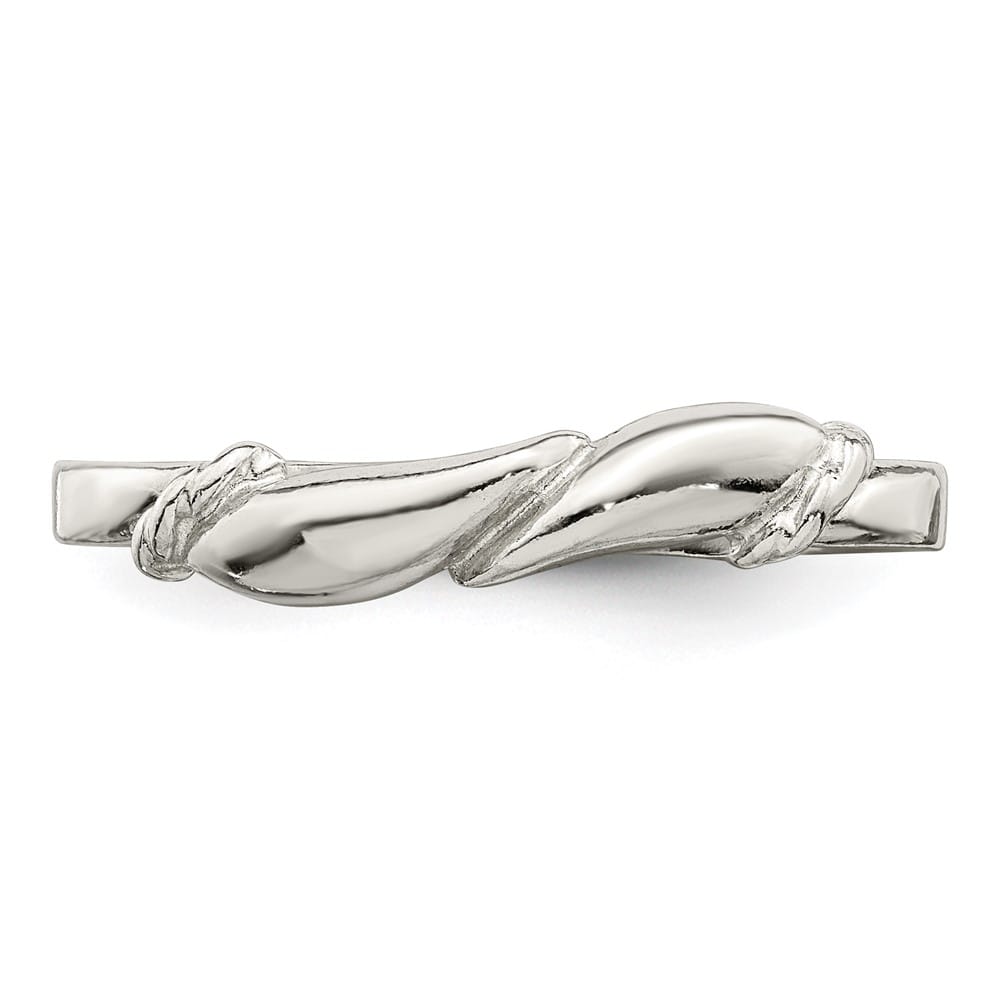 Sterling Silver 2 mm Swirl Ring