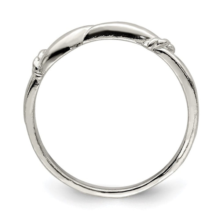 Sterling Silver 2 mm Swirl Ring