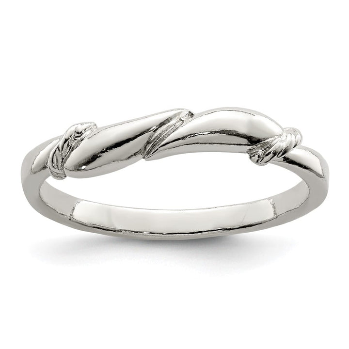 Sterling Silver 2 mm Swirl Ring