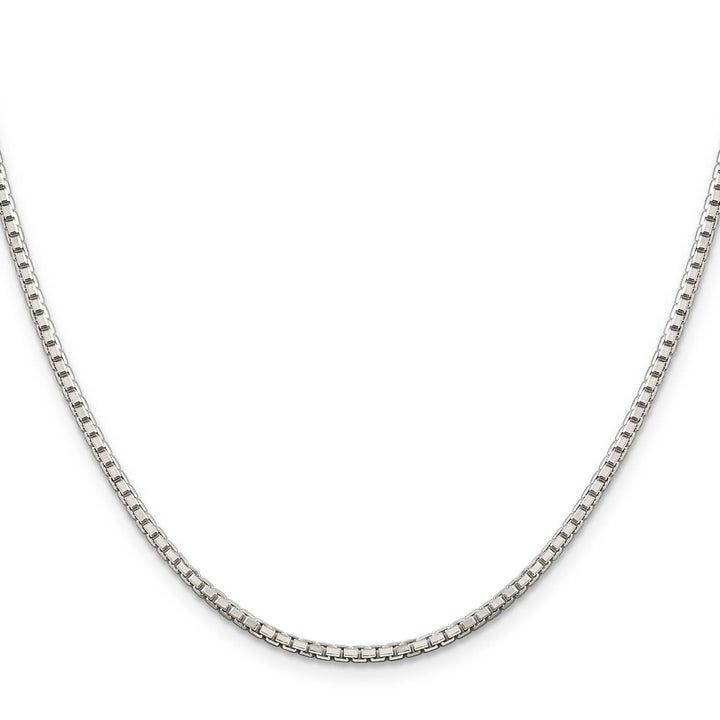 Sterling Silver 2mm 8 Sided Box Chain 26 Inch