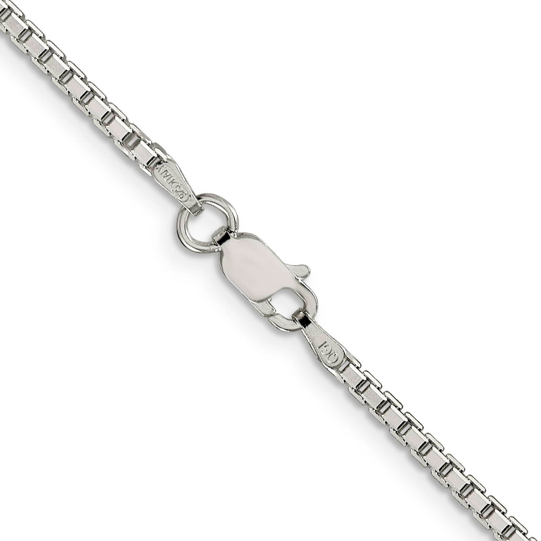 Sterling Silver 2mm 8 Sided Box Chain 26 Inch