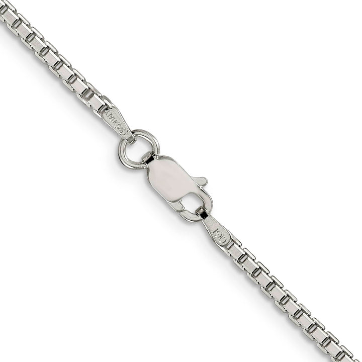 Sterling Silver 2mm 8 Sided Box Chain 26 Inch