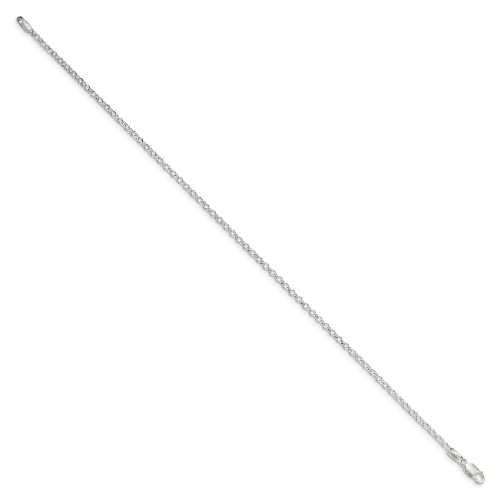 Sterling Silver 2mm Rolo Anklet