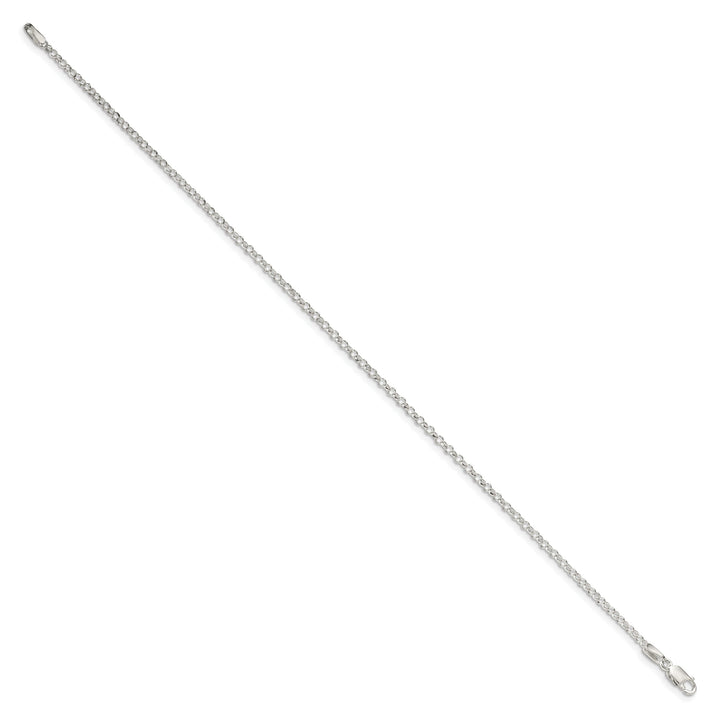 Sterling Silver 2mm Rolo Anklet