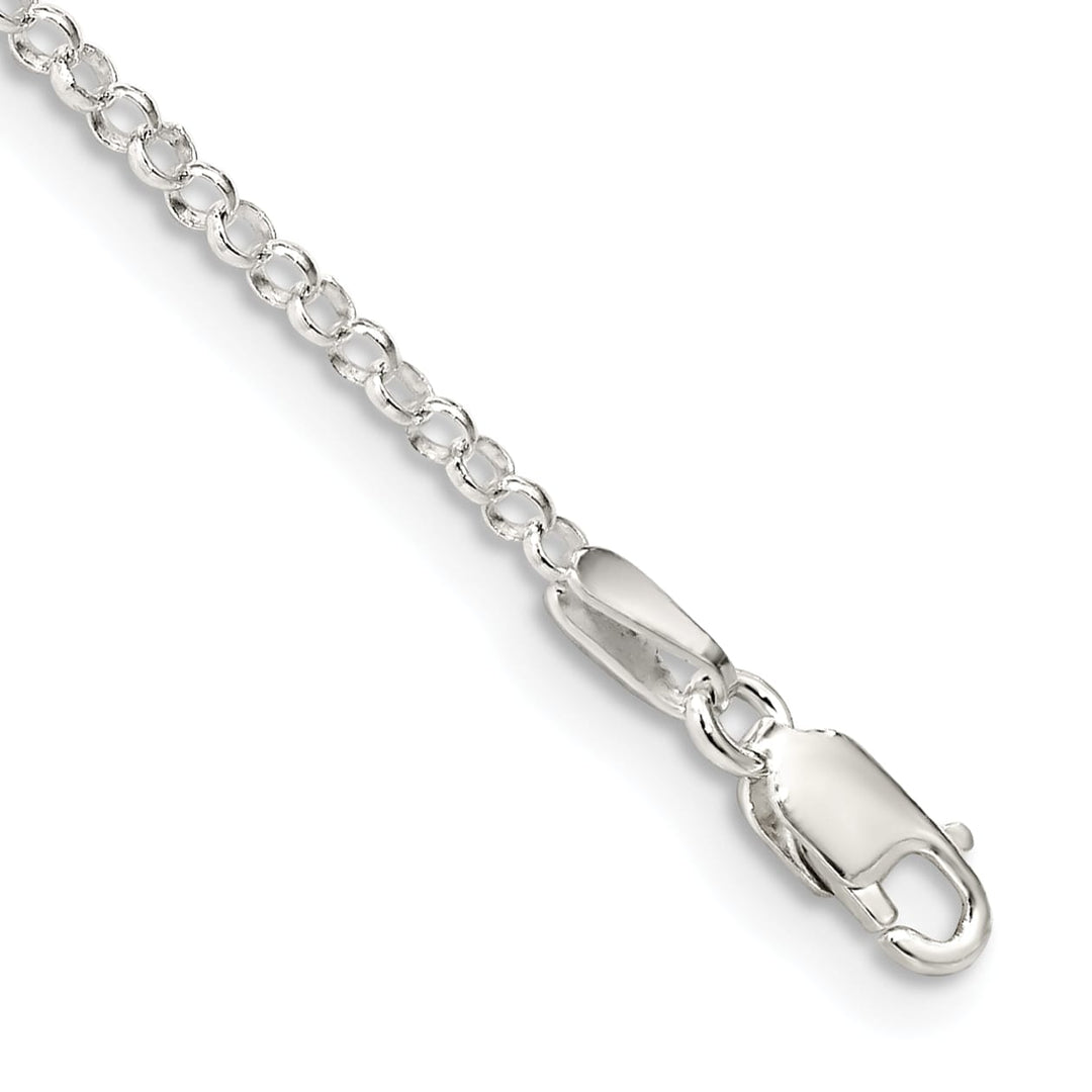 Sterling Silver 2mm Rolo Anklet