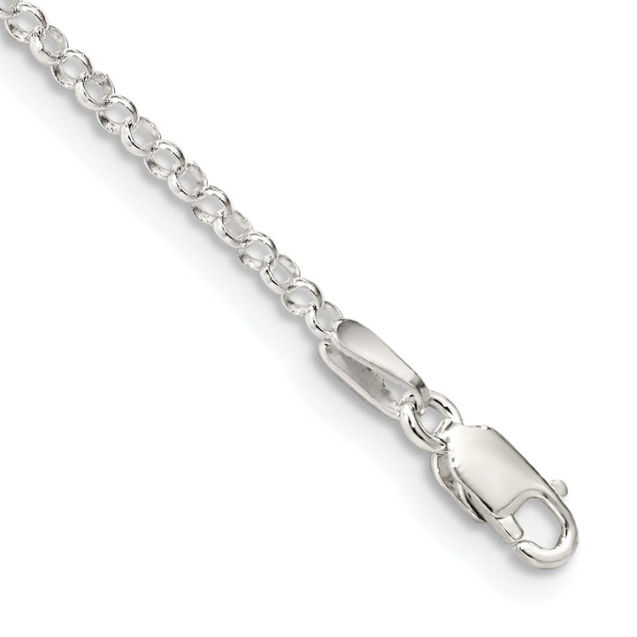 Sterling Silver 2mm Rolo Anklet